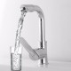 360° Chrome Faucet Kitchen Bathroom Basin Sink Hot & Cold Water Mixer Tap