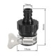 14-20mm Water Faucet Tap Adapter Plastic Nozzle Adjustable Pipe Connector Hose Fitting