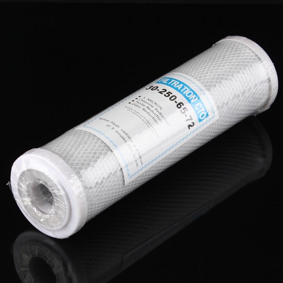 Replacement Activated Carbon Water 10 Inch Filter Whole House RO CTO 5 Micron
