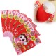 6pcs Clever Chinatown Chinese Spring Festival Red Envelope Lucky Money Bag New Year