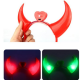 Halloween Costumes Devil Horns LED Flashlight Colorful Wedding Party Decor Supplies
