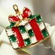 11 Mixed Gold Christmas Gifts Charms Tree Deer Snowflake Pendant