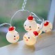 1.2M 10 LED Fairy String Lights Lovely Snowman Battery Operated Decoration for Christmas Garland