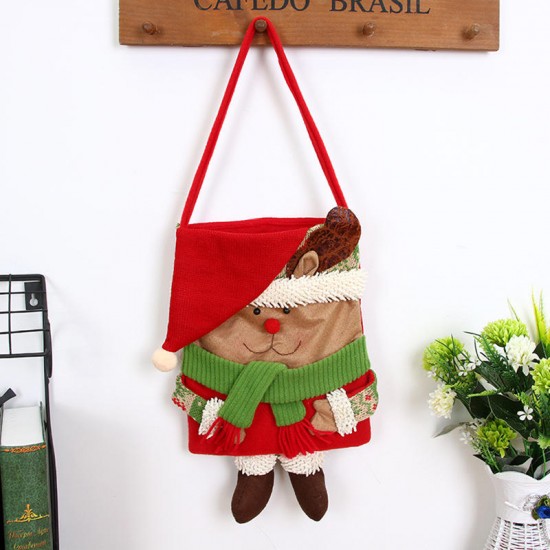 Christmas Day Stocking Decoration Santa Candy Bag Stocking Christmas Gift Bags Jewelry Candies Smaller Clothing Accessories