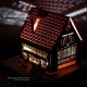 Christmas 2017 Honana HT-912 LED Light Model DIY Houselet Greeting Card Christmas Brithday Gift Festival Blessing Card