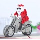 Christmas 3D Motorcycle Santa Claus Pop Up Greeting Card Christmas Gifts Party Greeting Card