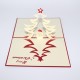 Christmas Tree and Snowman 3D Pop Up Greeting Card Christmas Gifts Party Greeting Card