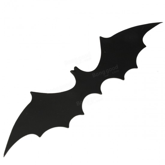 12pcs Halloween 3D Black Bat Wall Sticker Halloween Party Home Decoration