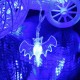 20 Blue LED Bats Light Halloween Party Decration Lights