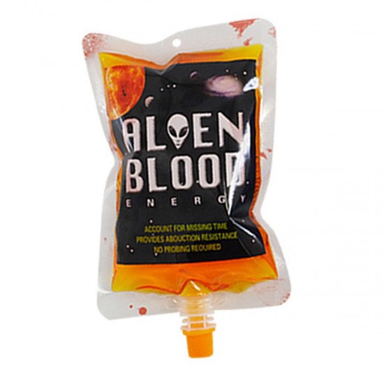 250ml PVC Reusable Blood Energy Drink Bag Halloween Pouch Props Vampire Cosplay Festive Party Supplies