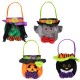 25x16cm Halloween Candy Bags Pumpkin Handbag Vampire Trick Cat Witch Bag Prop Decor