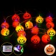 2.7M 16 LED Halloween Pumpkin String Lights LED Fairy Lights for Festival Christmas Halloween