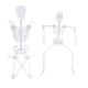 90cm / 150cm Halloween Prop Luminous Human Skeleton Hanging Decorations