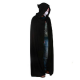 Adult Halloween Party Cosplay Clothing Long Black Hooded Cloak Death Big Cloak Cosplay Devil Cloak