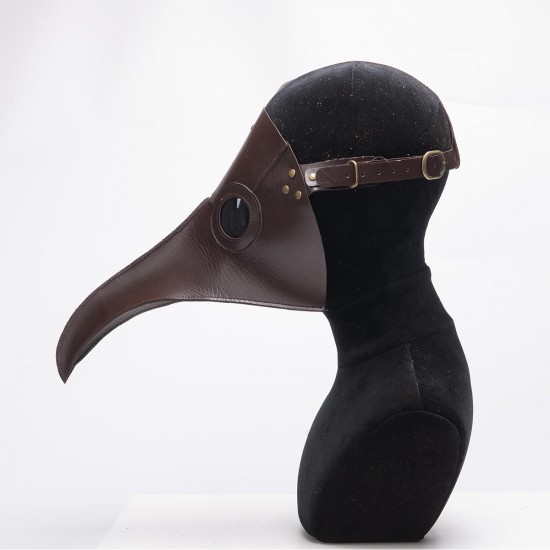 Halloween Plague Doctor Bird Steampunk Mask Long Nose Beak Cosplay Costume Props