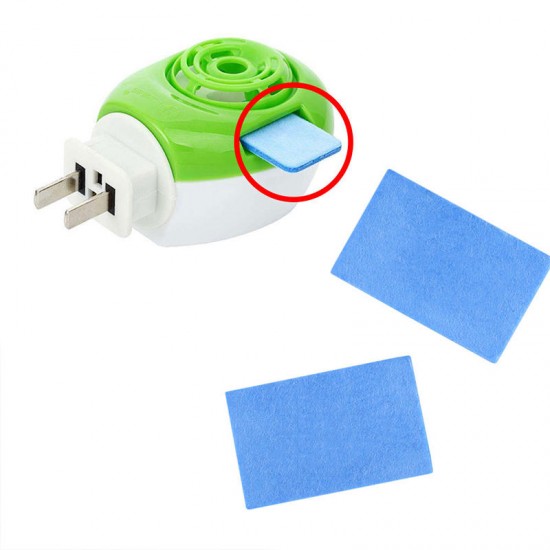 100 Pcs USB Anti Mosquito Repellent Tablets Household Safe Insect Killer Mosquito Dispeller Mat Collocation Heater Use No Toxic Insect Pest Control