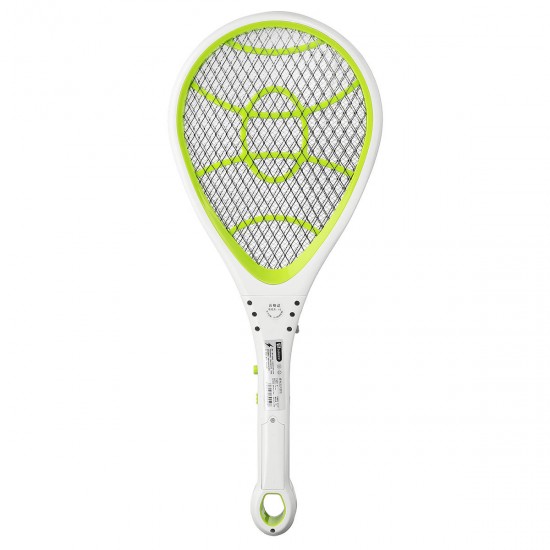Cordless Handheld Bug Zapper Electric Racket Mosquito Dispeller Fly Insect Swatter Killer