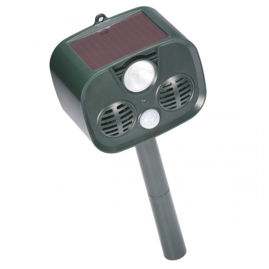 Garden Solar Animal Repeller Solar Ultrasonic PIR Sensor Electronic Courtyard Outdoor Repellent