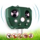 KCASA Garden Solar Ultrasonic Animal Repeller Motion Sensor Activated Owl Shape Waterproof Pest Controller Repellent