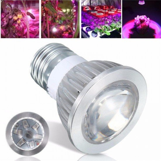 LED 5730SMD Grow Light Full Spectrum E27 6LED 10LED Red+Blue Growth Lamp Bulb For Flower Plant