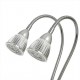 New Dual Head Led Grow Light 10W Desk Clip Lamp with 360 Degree Flexible Gooseneck Indoor Plants