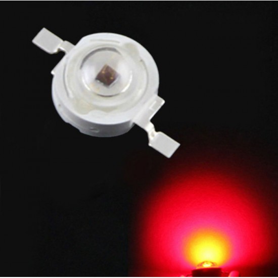 ZX 15pcs 1W 660nm Red Light Plant Growing DIY LED Lamp Chip Garden Greenhouse Seedling Lights