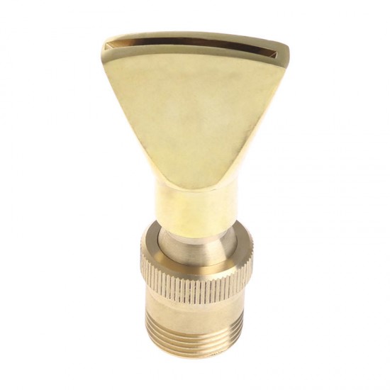 1/2" DN15 3/4" DN20 Garden Brass Fountain Pond Water Nozzle Fan Shape Sprinkler Spray Head