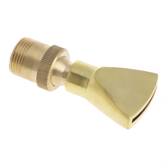 1/2" DN15 3/4" DN20 Garden Brass Fountain Pond Water Nozzle Fan Shape Sprinkler Spray Head