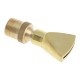 1/2" DN15 3/4" DN20 Garden Brass Fountain Pond Water Nozzle Fan Shape Sprinkler Spray Head