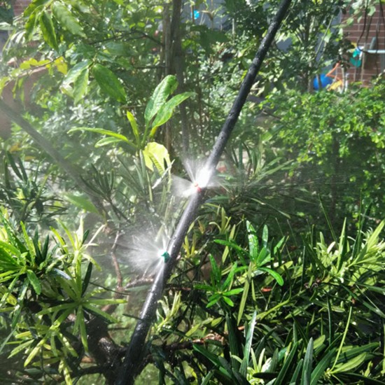 50Pcs Micro Garden Lawn Water Spray Misting Nozzle Sprinkler Irrigation System