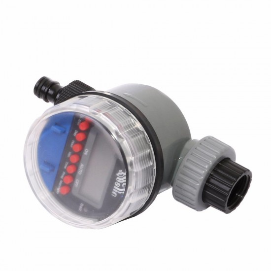 Aqualin Automatic Electronic Ball Valve Water Timer Home Garden Irrigation Controller LCD Display