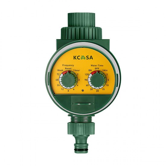 KCASA KC-JK666 Garden Automatic Watering Timer Ball Valve Rainfall Monitoring Induction Timer