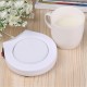 220v White Electric Powered Cup Warmer Heater Pad Coffee Tea Milk Mug US Plug