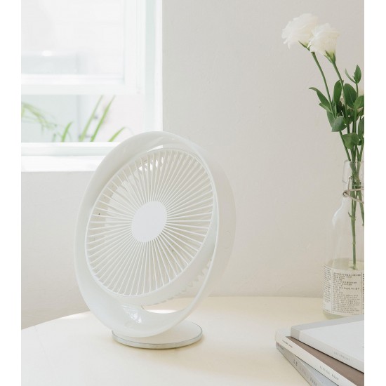 3life 327 Desktop Fan Air Circulation Rechargeable Electric Fan Natural Wind USB Rechargeable 12 inches Angle Adjustable Brushless Motor from Xiaomi Youpin