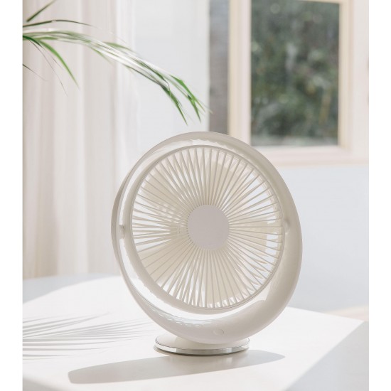 3life 327 Desktop Fan Air Circulation Rechargeable Electric Fan Natural Wind USB Rechargeable 12 inches Angle Adjustable Brushless Motor from Xiaomi Youpin