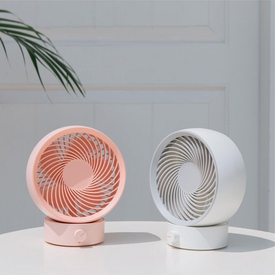 3life 330 Portable Mini Air Circulation Fan Rotating Desktop Fan Strong Wind USB Charging Low Noise and Comfortable from XIAOMI  YOUPIN