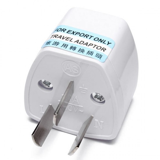 China AUS to Universal AC adapter 3 pin power plug travel