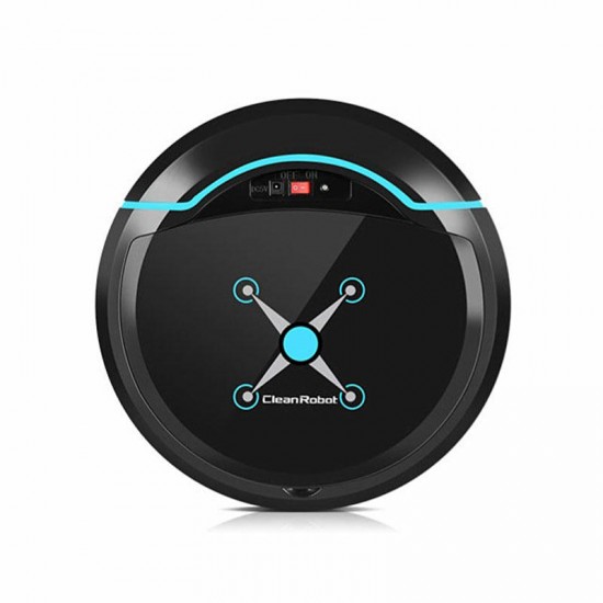 Holmark Automatic Mini Smart Robot Vacuum Cleaner Floor Dusting Sweeping Machine with USB Charger for Pet Hair, Dust and Dirt