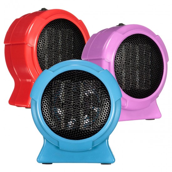220V Mini Winter Warm Home Office Desktop Dry Electricity Energy Heater Grille Outlet Gift Machine Hot Air Fan