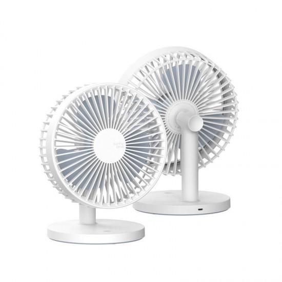 3Life 202 Desktop Mute Fan USB Charging Mini Portable Handheld Fan 2000mAh Battery Capacity Low Noise Strong Wind from XIAOMI YOUPIN