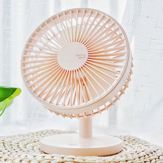 3Life 202 Desktop Mute Fan USB Charging Mini Portable Handheld Fan 2000mAh Battery Capacity Low Noise Strong Wind from XIAOMI YOUPIN