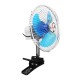 8 Inch 12V Mini Electric Oscillating Air Cooling Fan Clip Conditioner Cooler Fan For Auto Truck