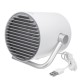 AUGIENB Mini USB Charging Quiet Cyclone Air Technology Double Turbo Blades Desk Table USB Fan for Home Office Outdoor