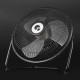 Digoo DF-101 10 inch Large Full Black Metal Electrical Rotatable USB Rechargeable 18650 Battery Cool Desk Fan