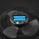 Digoo DF-101 10 inch Large Full Black Metal Electrical Rotatable USB Rechargeable 18650 Battery Cool Desk Fan