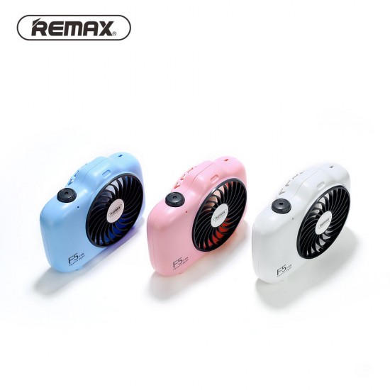 Remax Summer Rechargeable Hand-held Camera Shape Cooling Fan Portable USB Charge Ventilador