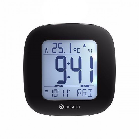 Digoo DG-C1 Multifunctional Electronical Digital Alarm Clock Temperature Thermometer Backlit LCD