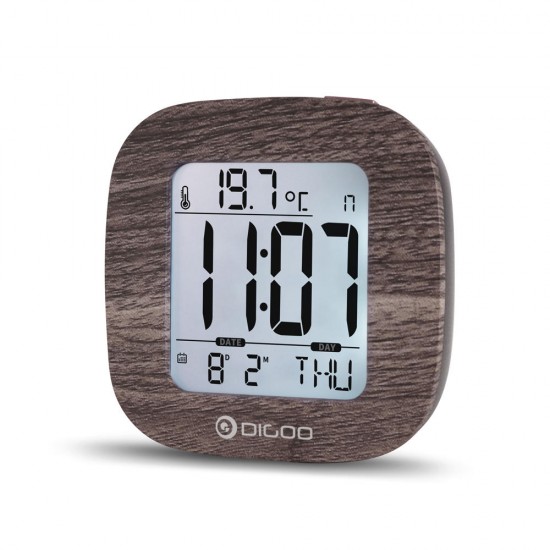 Digoo DG-C1 Multifunctional Electronical Digital Alarm Clock Temperature Thermometer Backlit LCD