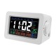 Digoo DG-C1R 2.0 NF Brother Black Simplified Alarm Clock Touch Adjust Backlight with Date Temperature Humidity Display