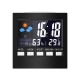 Loskii DC-001 Digital Temperature Humidity Alarm Clocks LCD Weather Station Display Clock